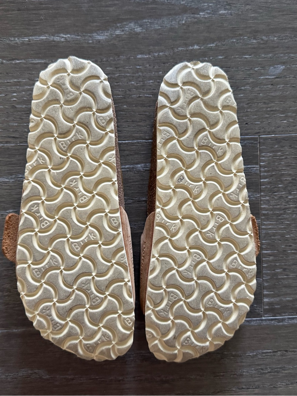 Birkenstock Madrid Sandal in Brown with Gold Buckle Size 36 - great condition - Picture 2 of 7
